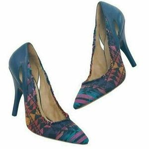 Joe’s High Heels Size 7.5 Blue / Purple / Multi